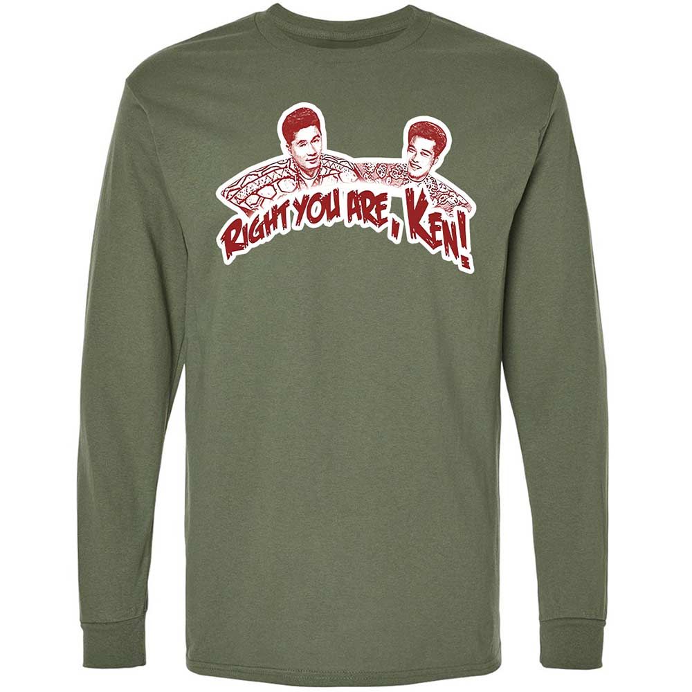Long Sleeve T-Shirt - 7GSP5Z6B - Military Green - 9