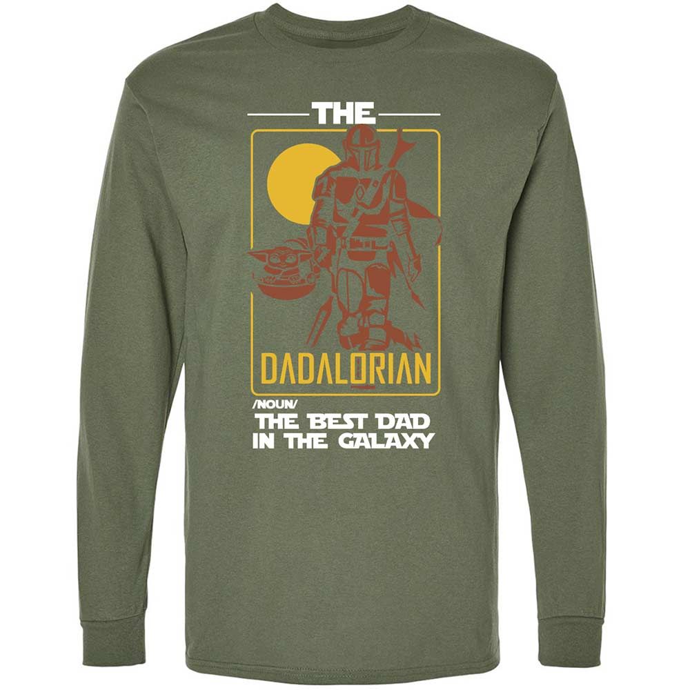 The Dadalorian The Best Dad In The Galaxy - Military Green - 9