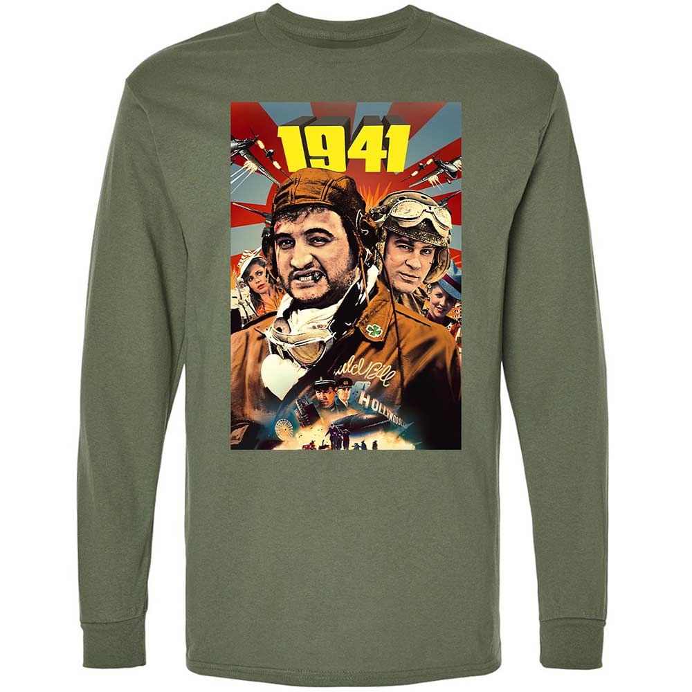 Long Sleeve T-Shirt - 43RG5DF9 - Military Green - 9