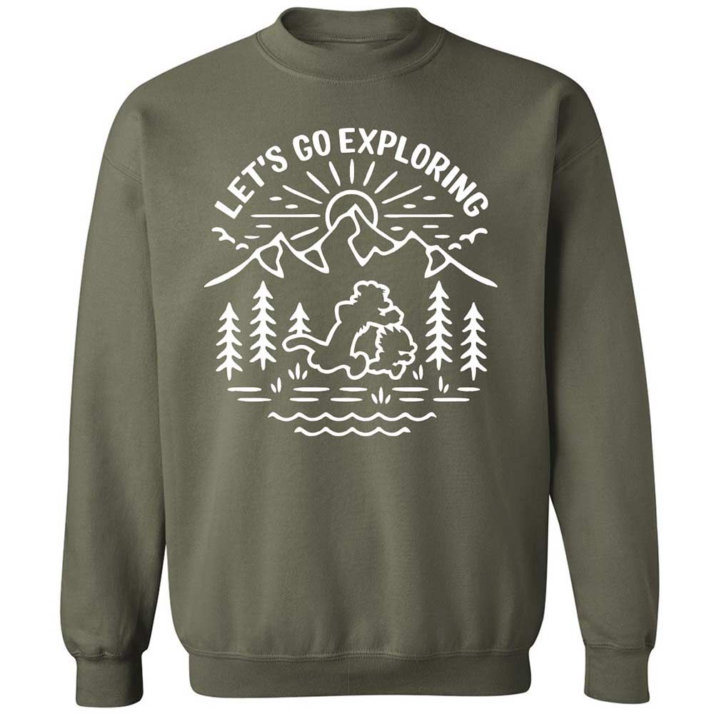 Classic Unisex Sweatshirt - TV47FCJG - Military Green - 9