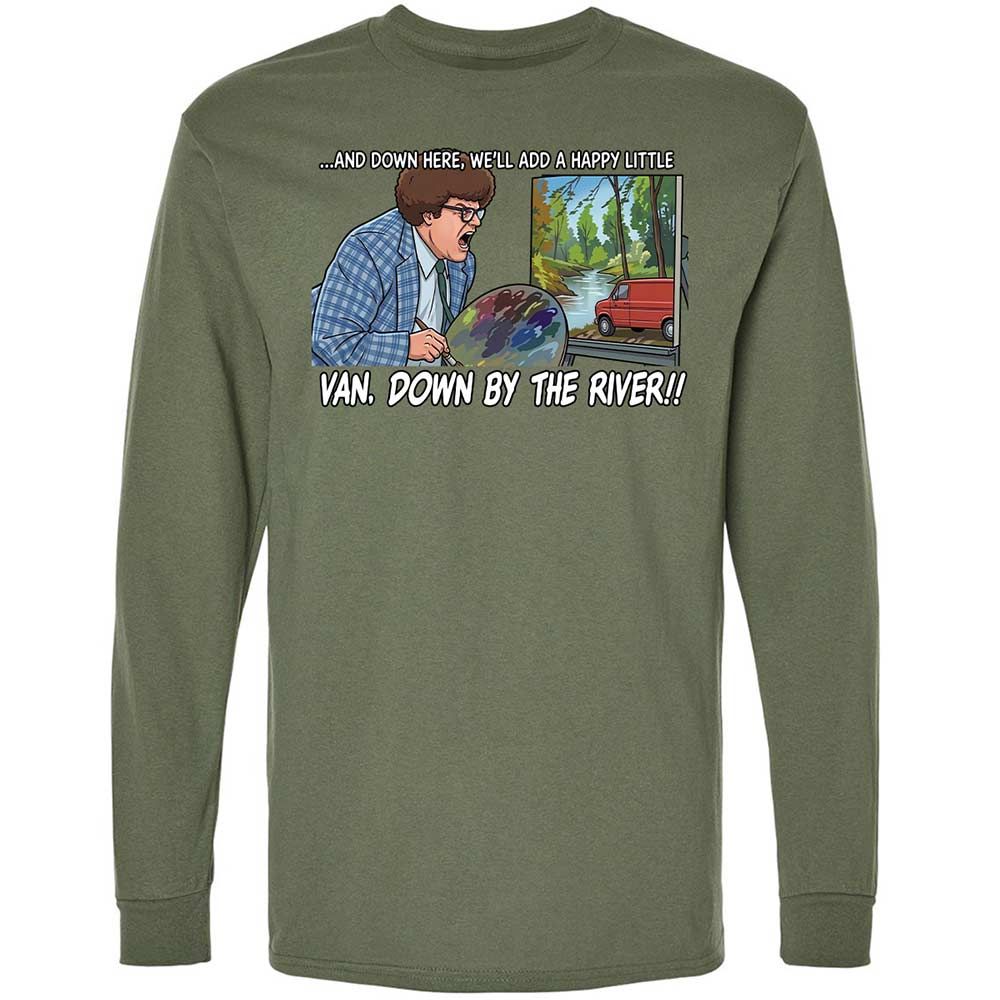 Long Sleeve T-Shirt - TKHU4ZNN - Military Green - 9