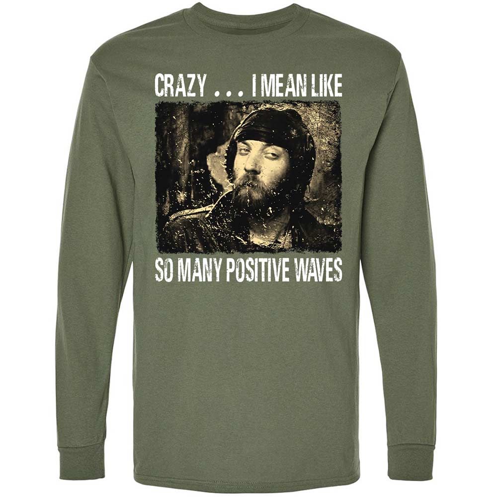 Many positive waves - Military Green - 9