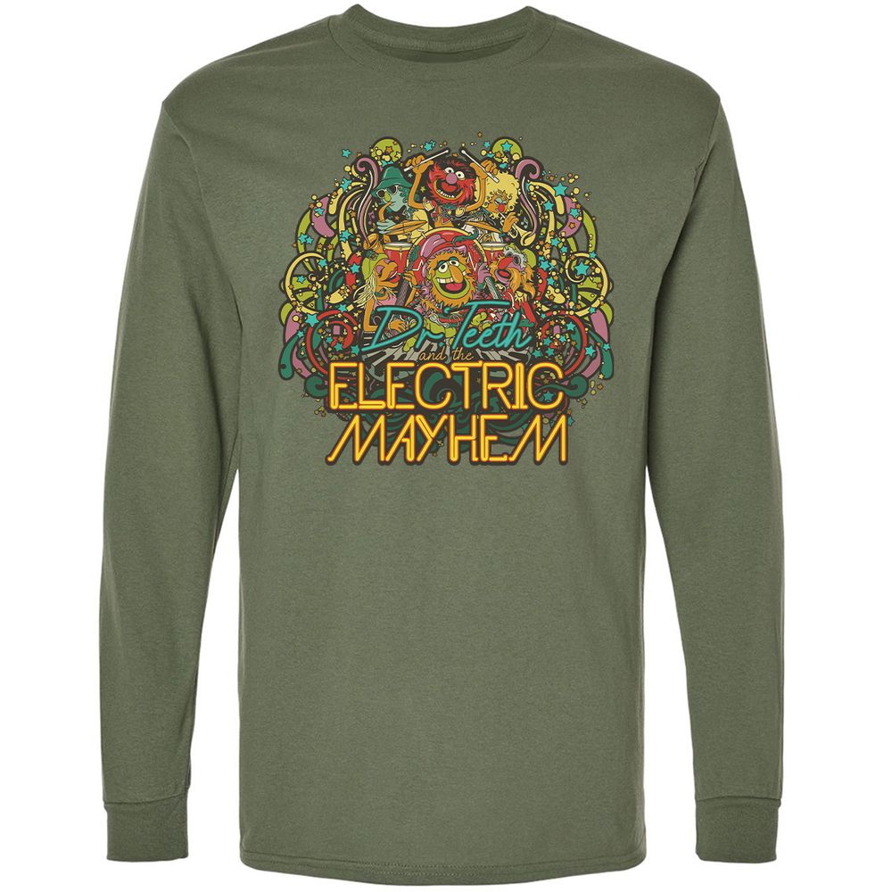 Long Sleeve T-Shirt - TXBY1LZ6 - Military Green - 9