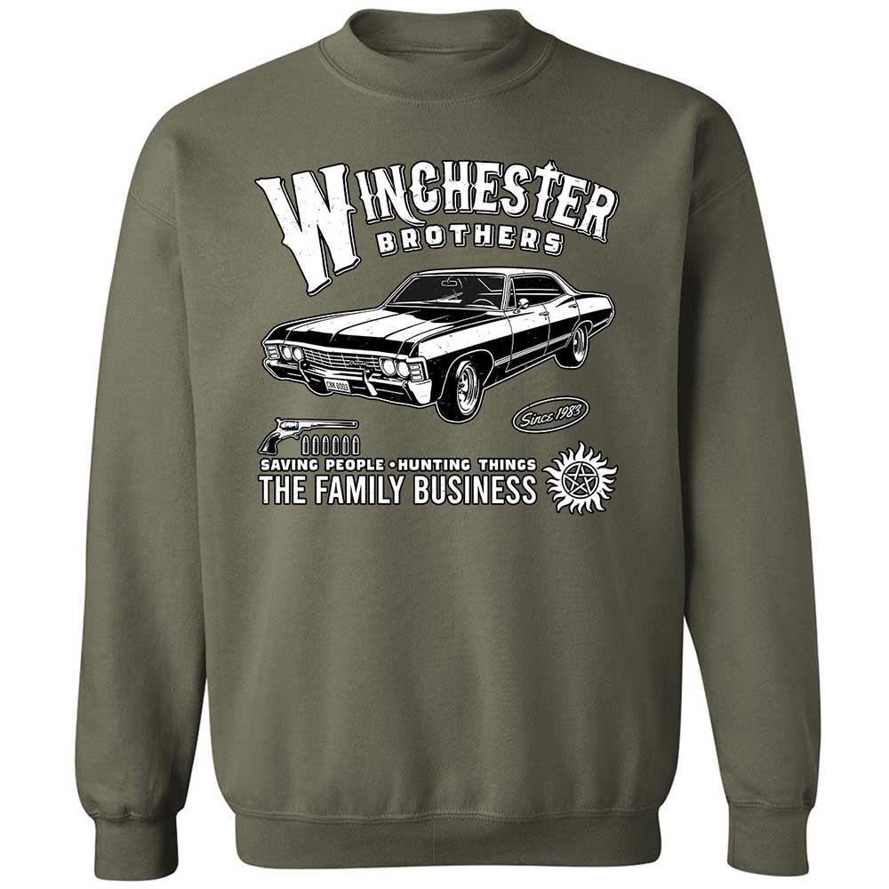 Classic Unisex Sweatshirt - ZZQQTLAB - Military Green - 9