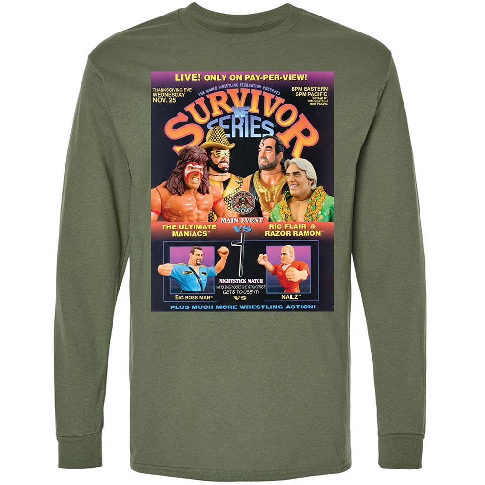 Long Sleeve T-Shirt - 2TGPVHBR - Military Green - 9