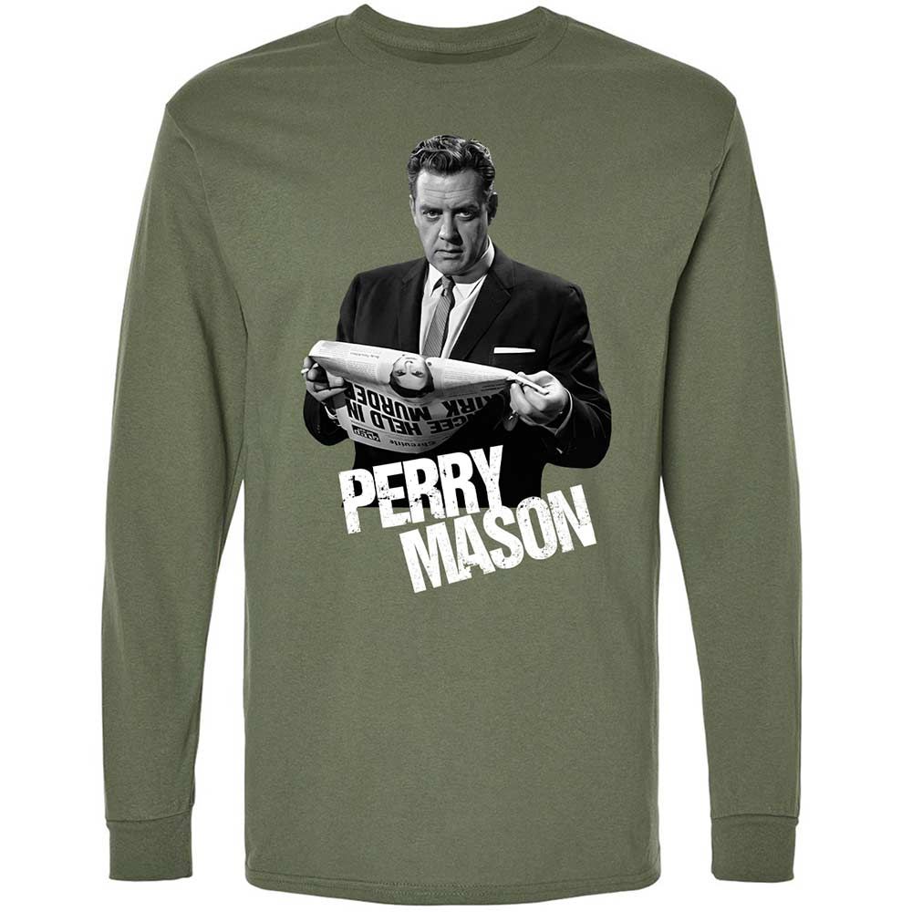 Long Sleeve T-Shirt - M9KSE5RX - Military Green - 9