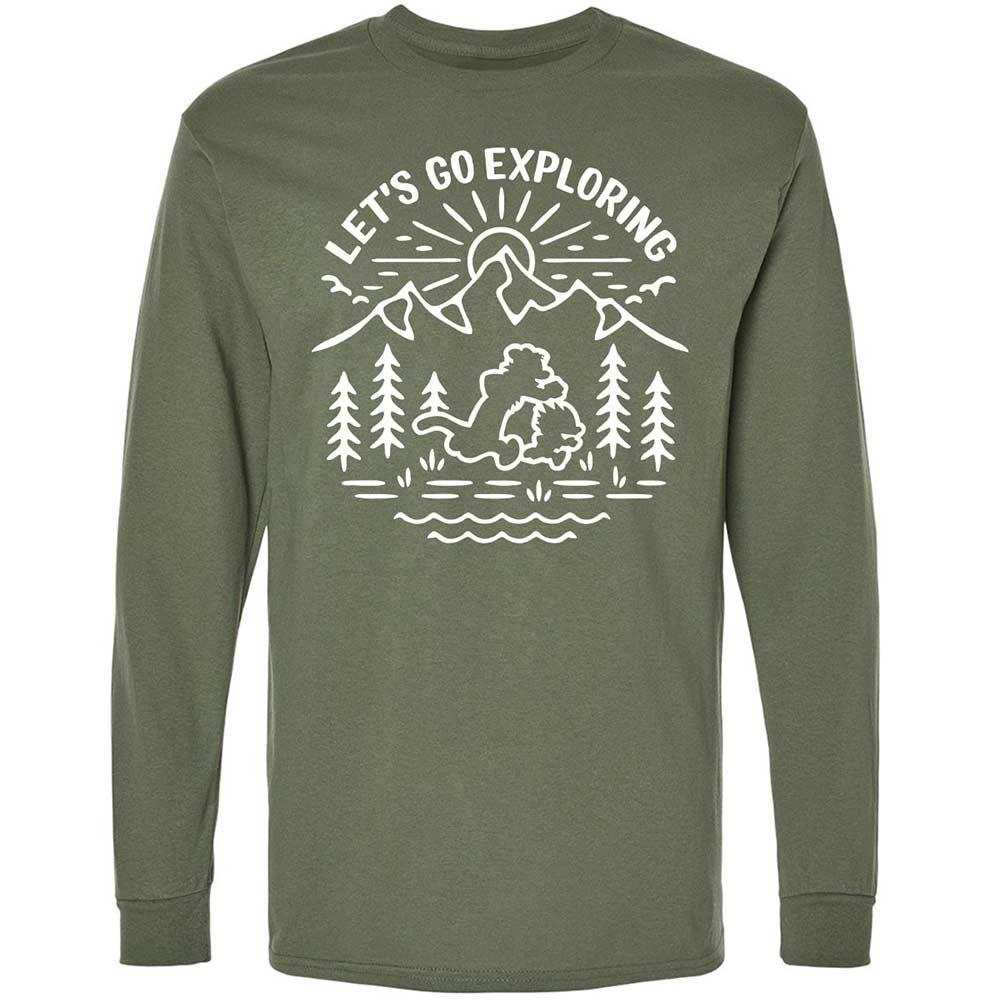 Long Sleeve T-Shirt - GAJEBL5Z - Military Green - 9