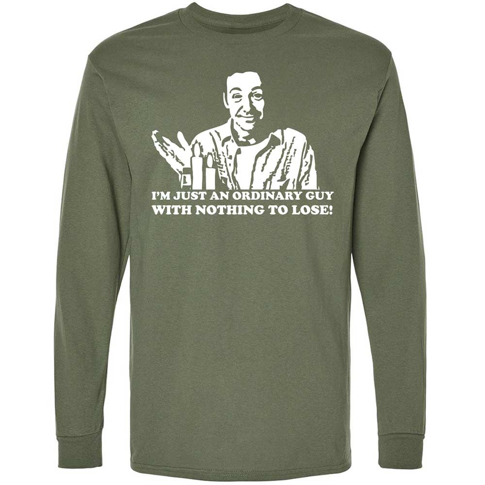 Long Sleeve T-Shirt - W7786DGC - Military Green - 9