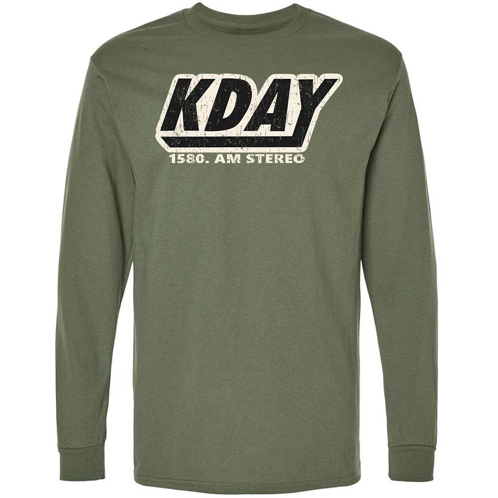 Long Sleeve T-Shirt - XKNBBX2J - Military Green - 9
