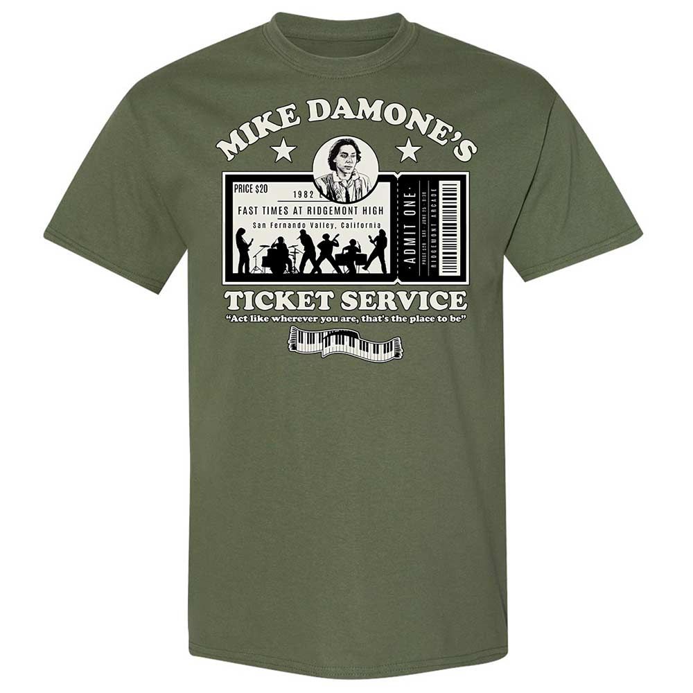 Damone's Ticket Service - Military Green - 9