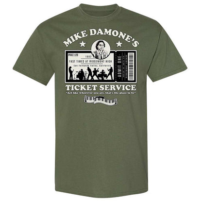 Damone's Ticket Service - Military Green - 9