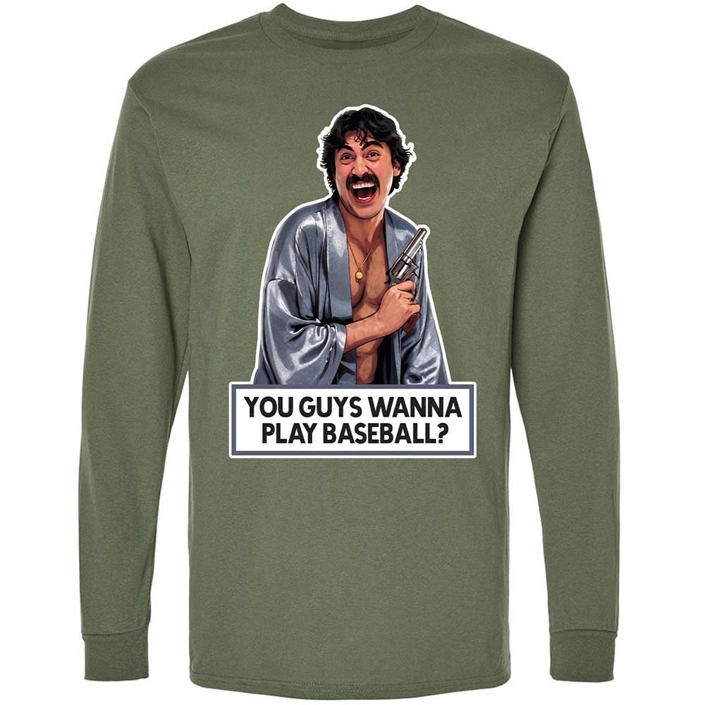 Long Sleeve T-Shirt - C9PTA8Q2 - Military Green - 9