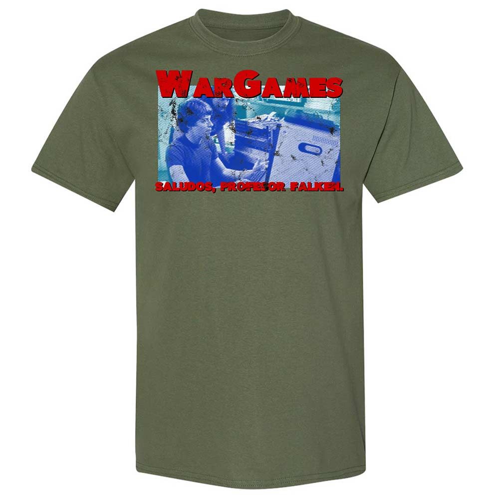 Greetings, Professor Falken - Military Green - 9