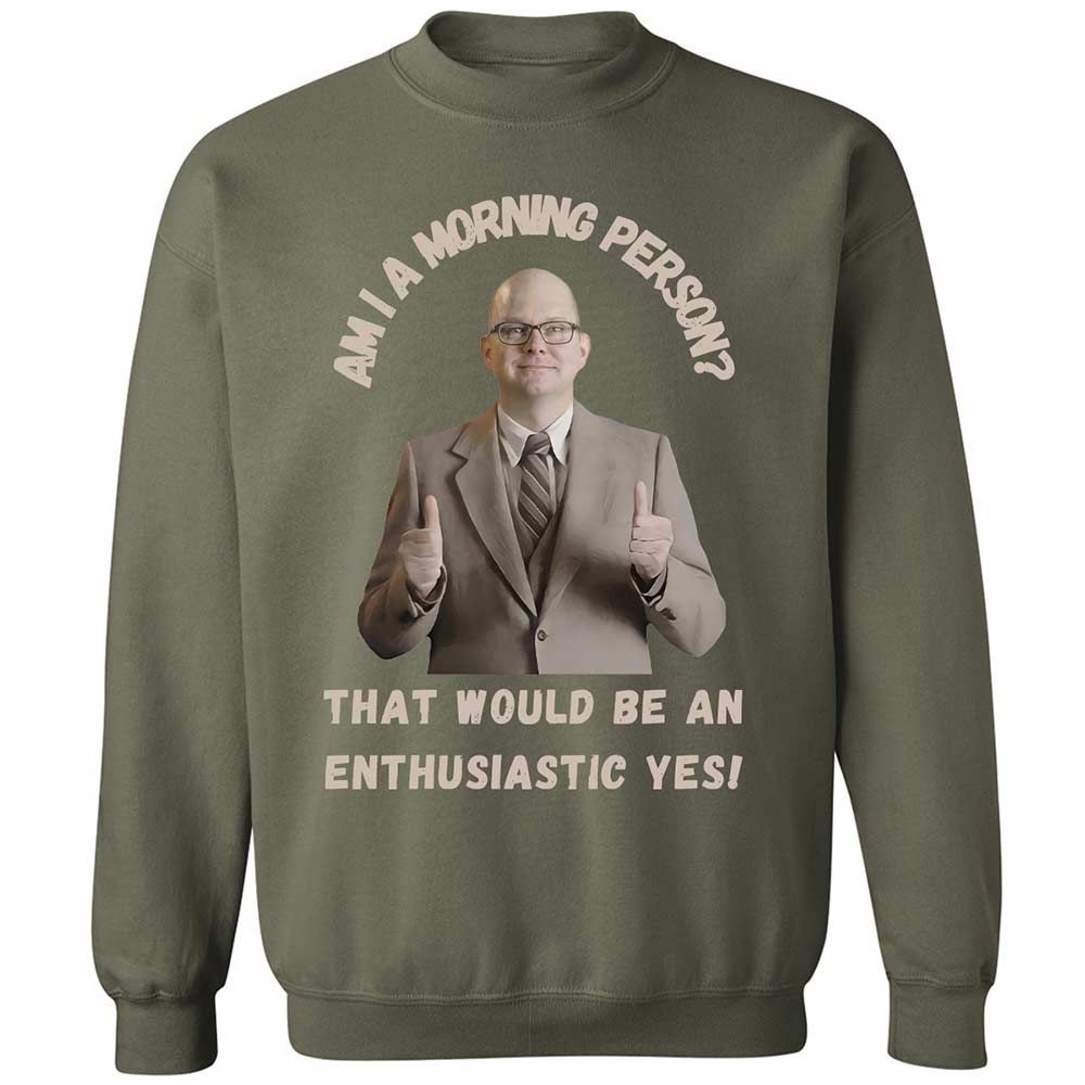 Classic Unisex Sweatshirt - L5XUES1G - Military Green - 9