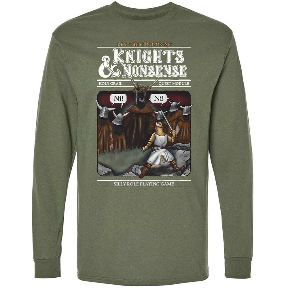Long Sleeve T-Shirt - BPYHRS3Z - Military Green - 9