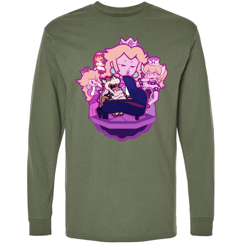Long Sleeve T-Shirt - 7TN4J4SQ - Military Green - 9