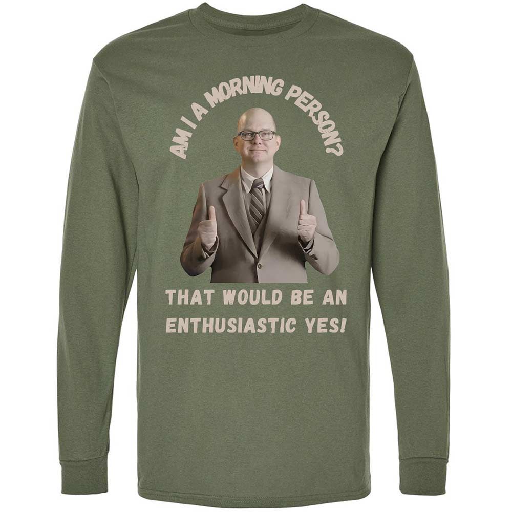 Long Sleeve T-Shirt - UDS66WZZ - Military Green - 9