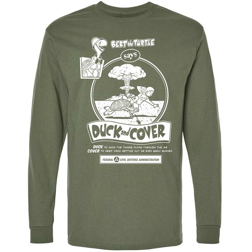 Long Sleeve T-Shirt - XMTVZS2G - Military Green - 9