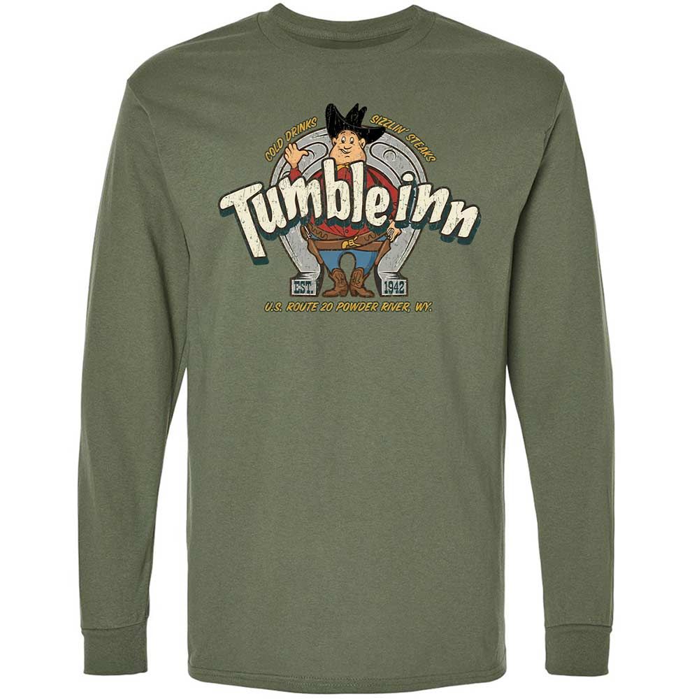 Long Sleeve T-Shirt - GQ35Q9GD - Military Green - 9