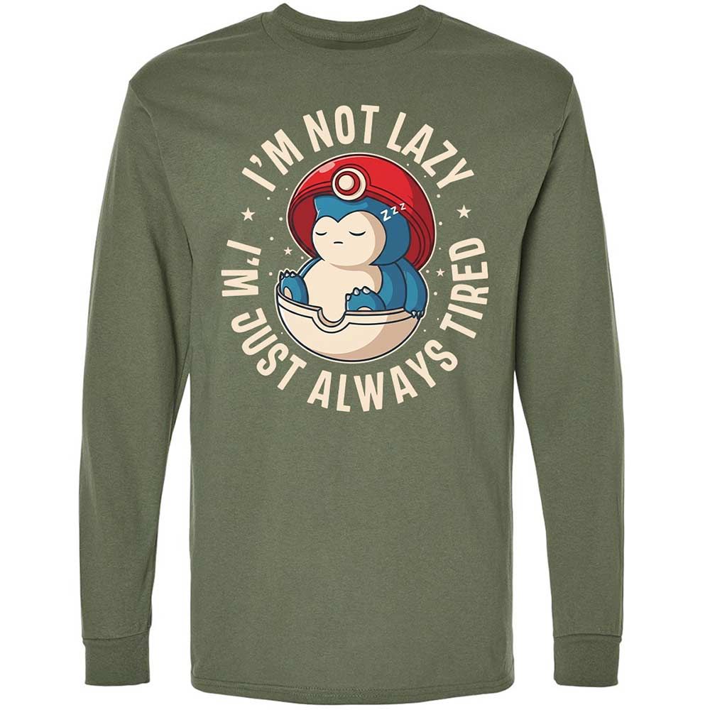 Long Sleeve T-Shirt - XG24HK9K - Military Green - 9