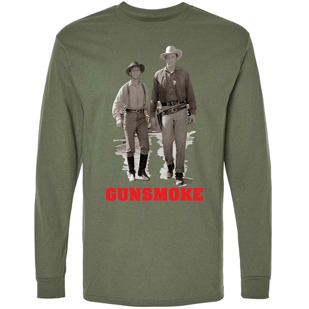 Long Sleeve T-Shirt - JBYFY8SX - Military Green - 9