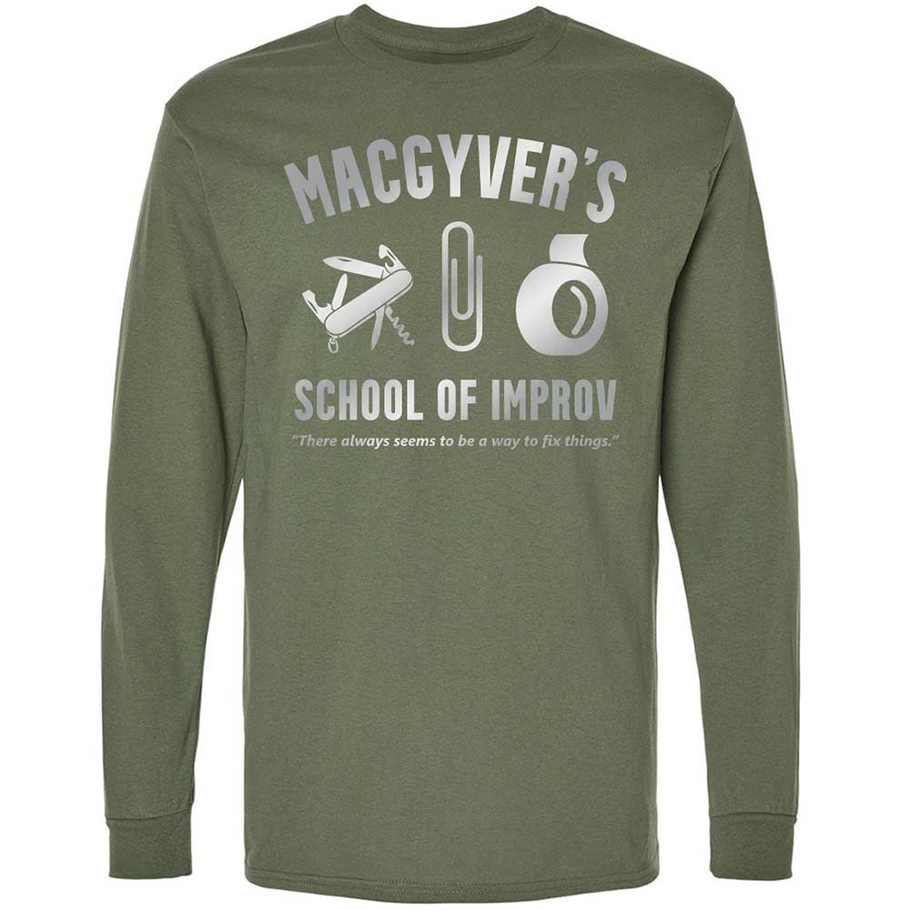 Long Sleeve T-Shirt - J7VD8LR4 - Military Green - 9