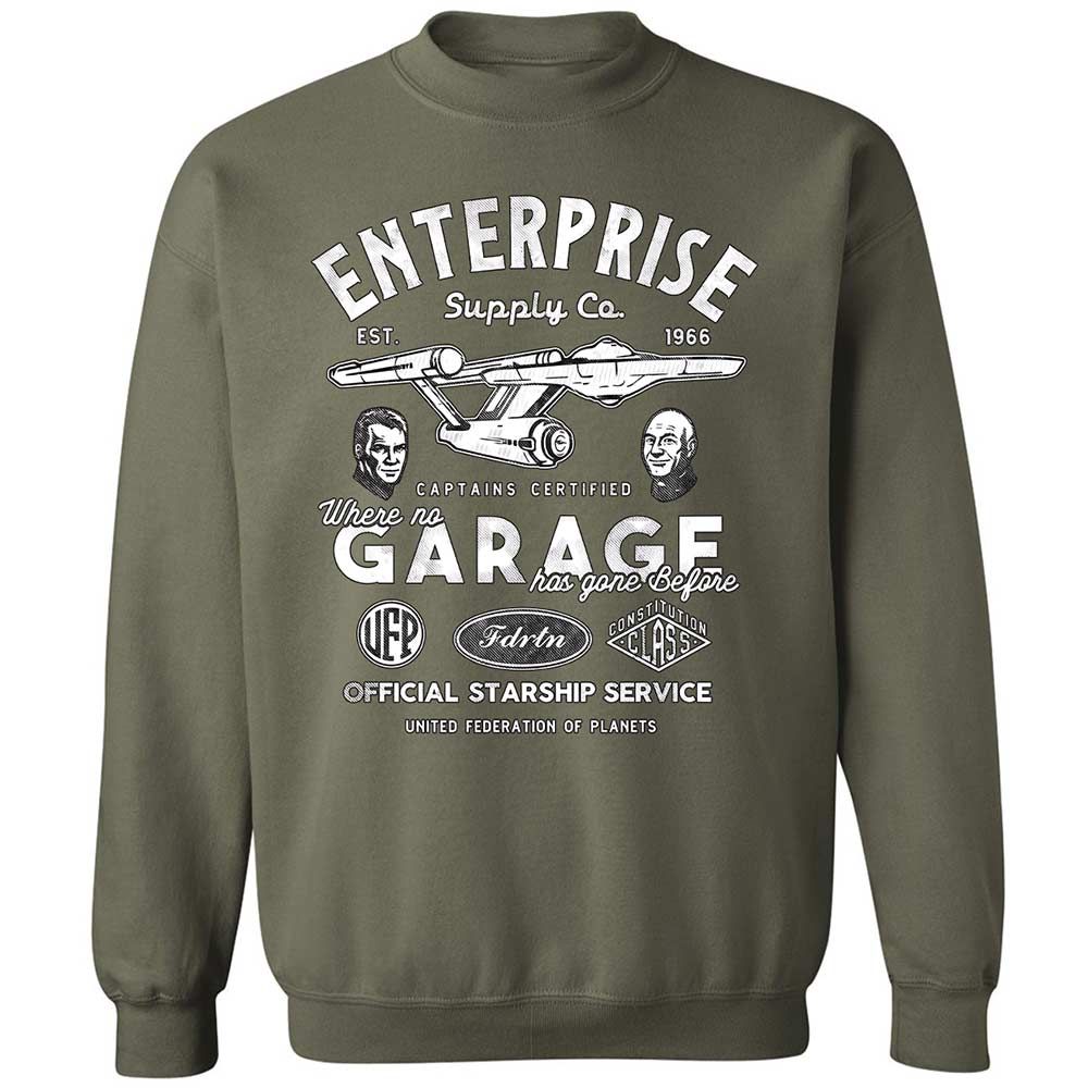 Classic Unisex Sweatshirt - DTLE42SJ - Military Green - 9