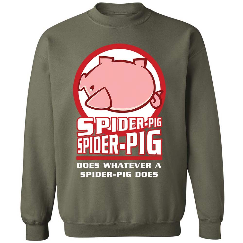 Spider-Pig, Spider-Pig - Military Green - 9