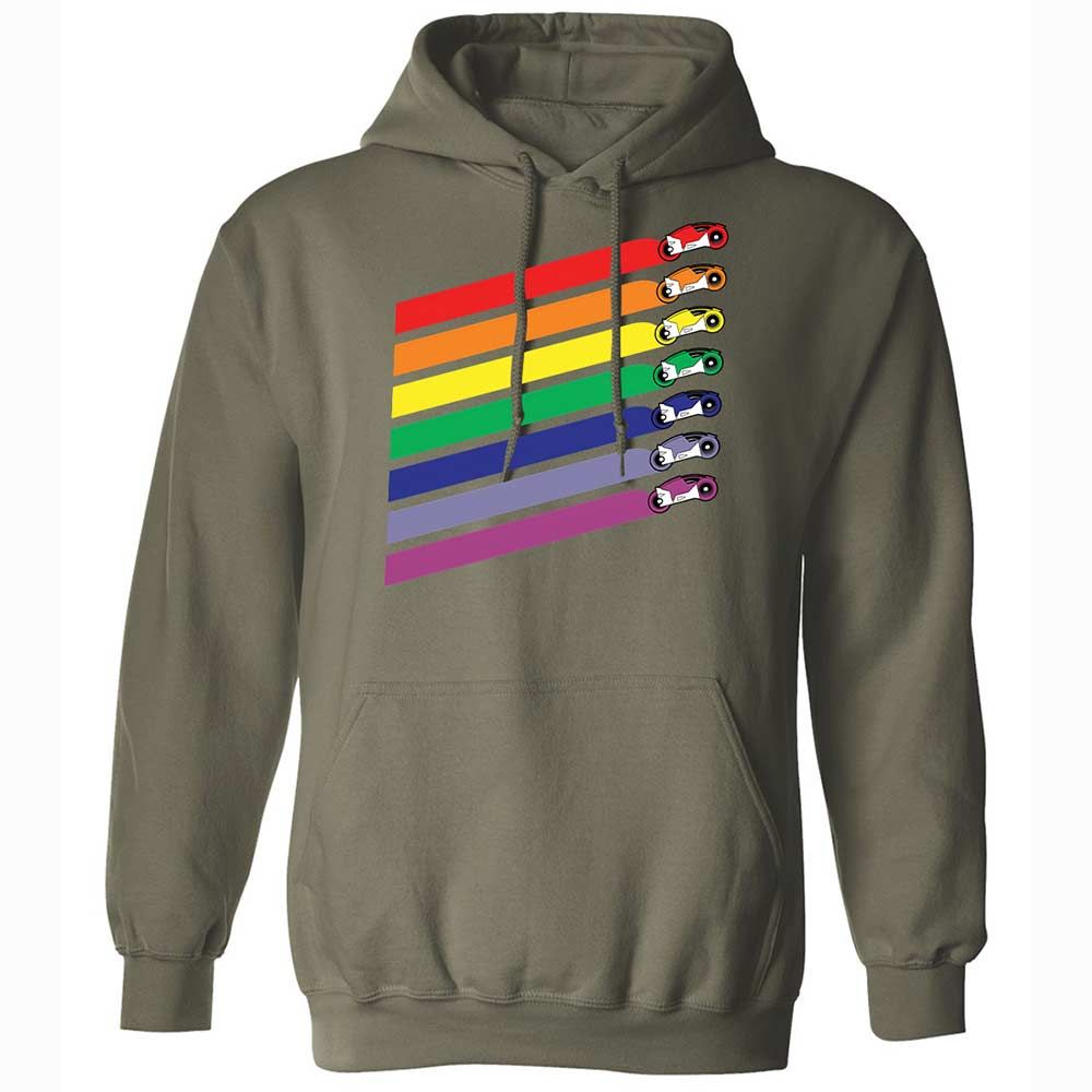 Race The Rainbow - Military Green - 9