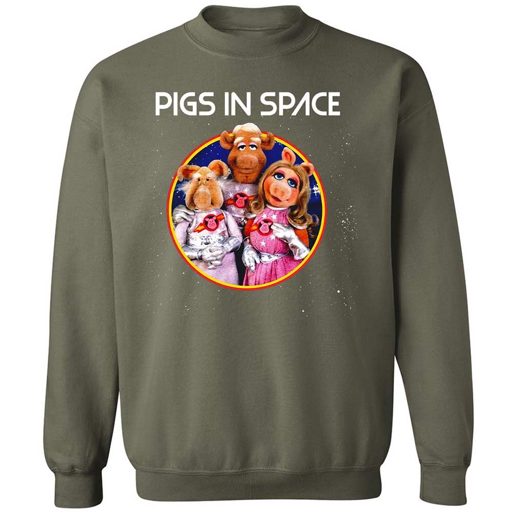 Pigs In Space - Military Green - 9