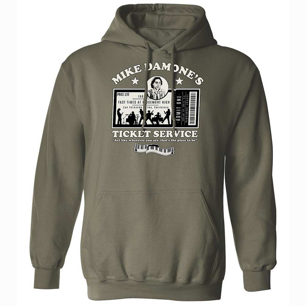 Damone's Ticket Service - Military Green - 9