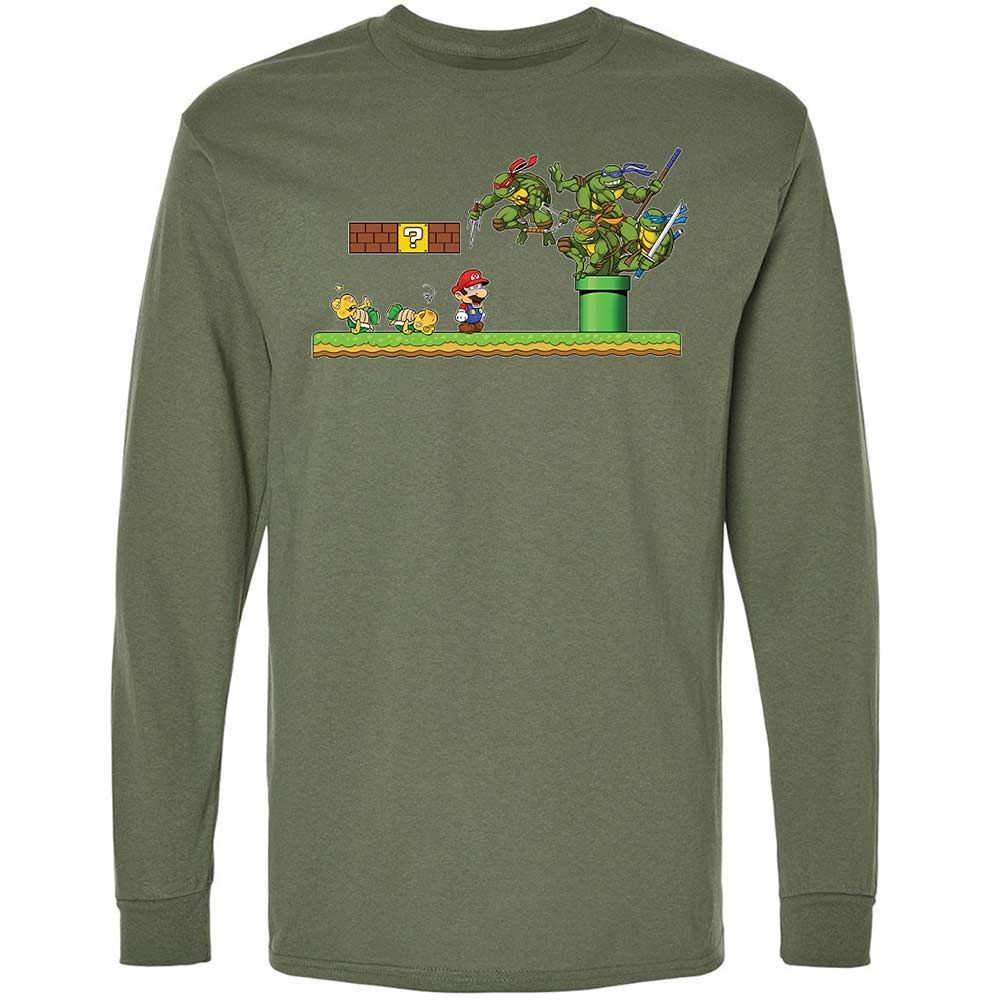 Long Sleeve T-Shirt - X5VAE6G2 - Military Green - 9