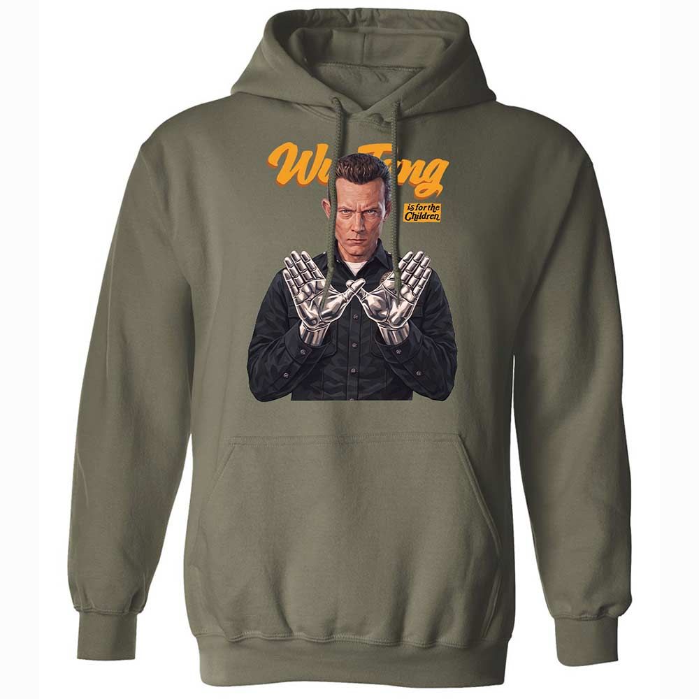 Classic Unisex Hoodie - Black - Military Green - 9