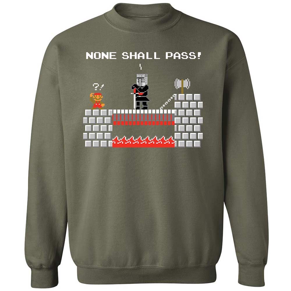 No Plumbers Shall Pass - Military Green - 9