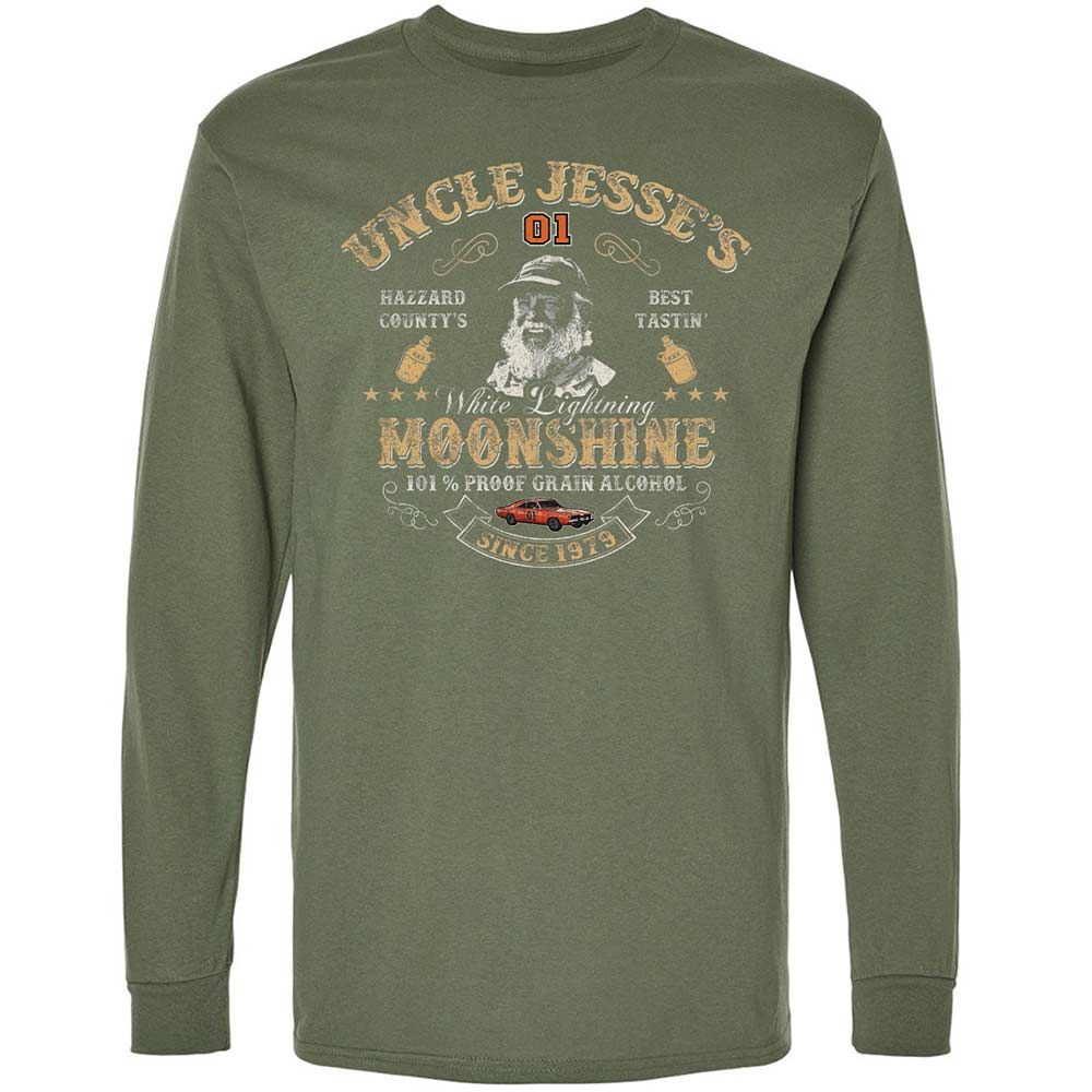 Long Sleeve T-Shirt - XDJEU14Z - Military Green - 9