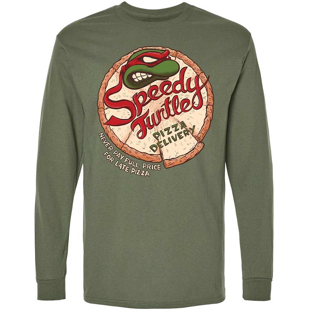 Long Sleeve T-Shirt - WNFW9CSV - Military Green - 9