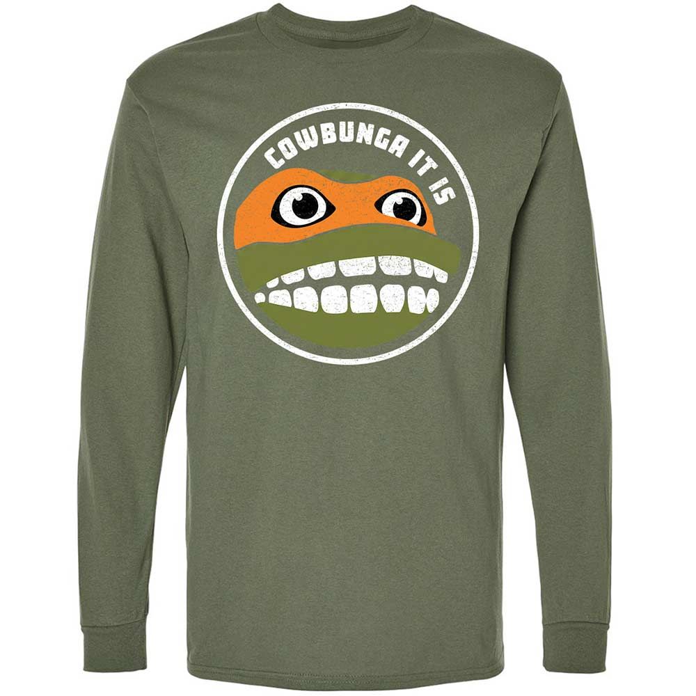 Long Sleeve T-Shirt - PFMA11GB - Military Green - 9