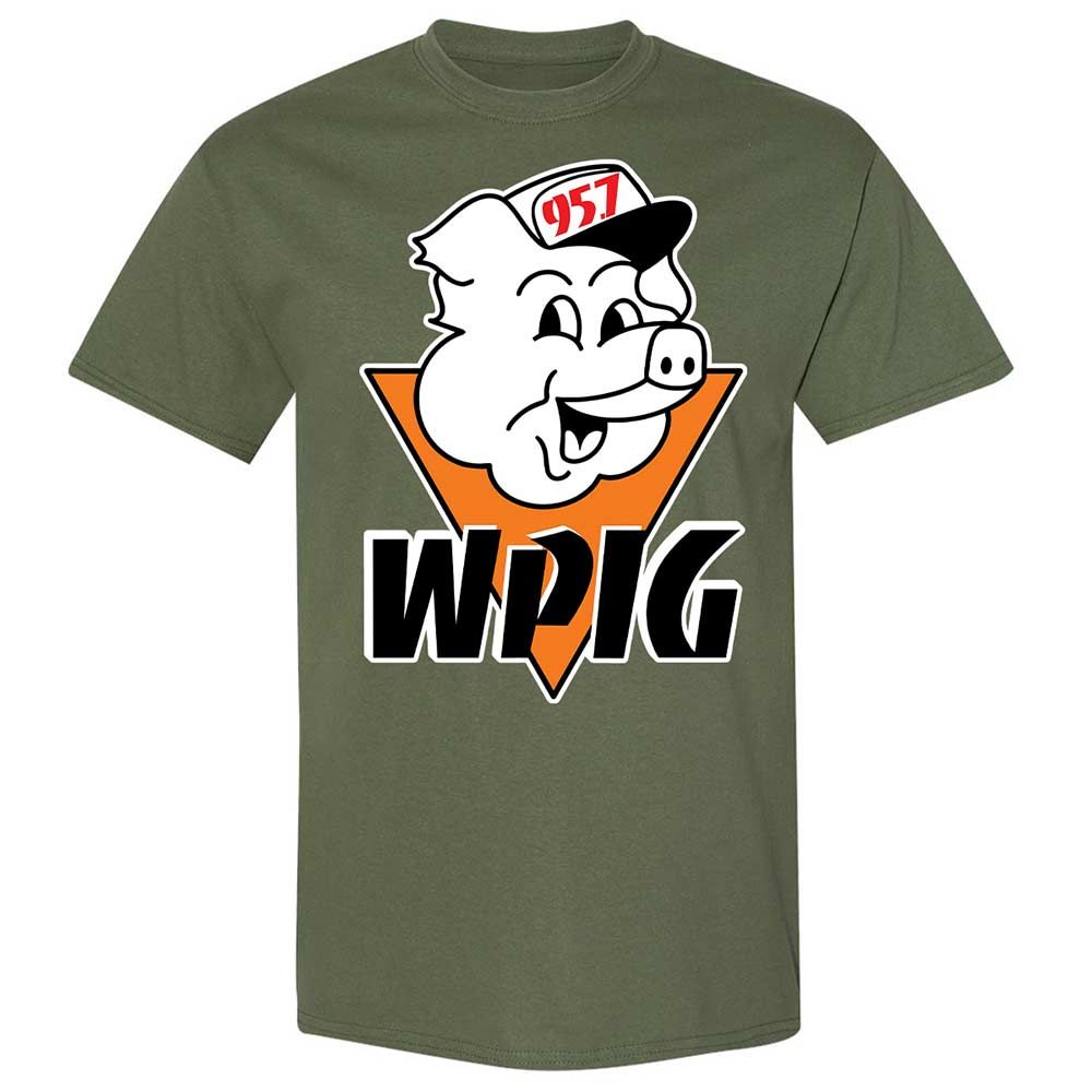 Wpig 95.7 Radio Station - Military Green - 9