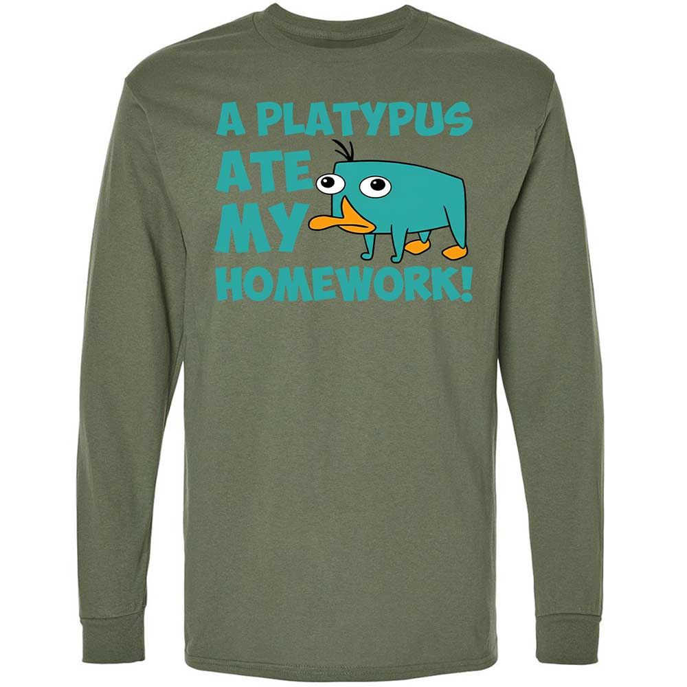Long Sleeve T-Shirt - 6LXPWY7V - Military Green - 9