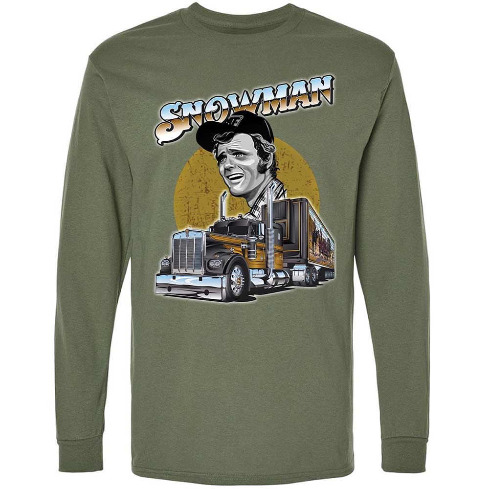 Long Sleeve T-Shirt - QBJ7M7H4 - Military Green - 9