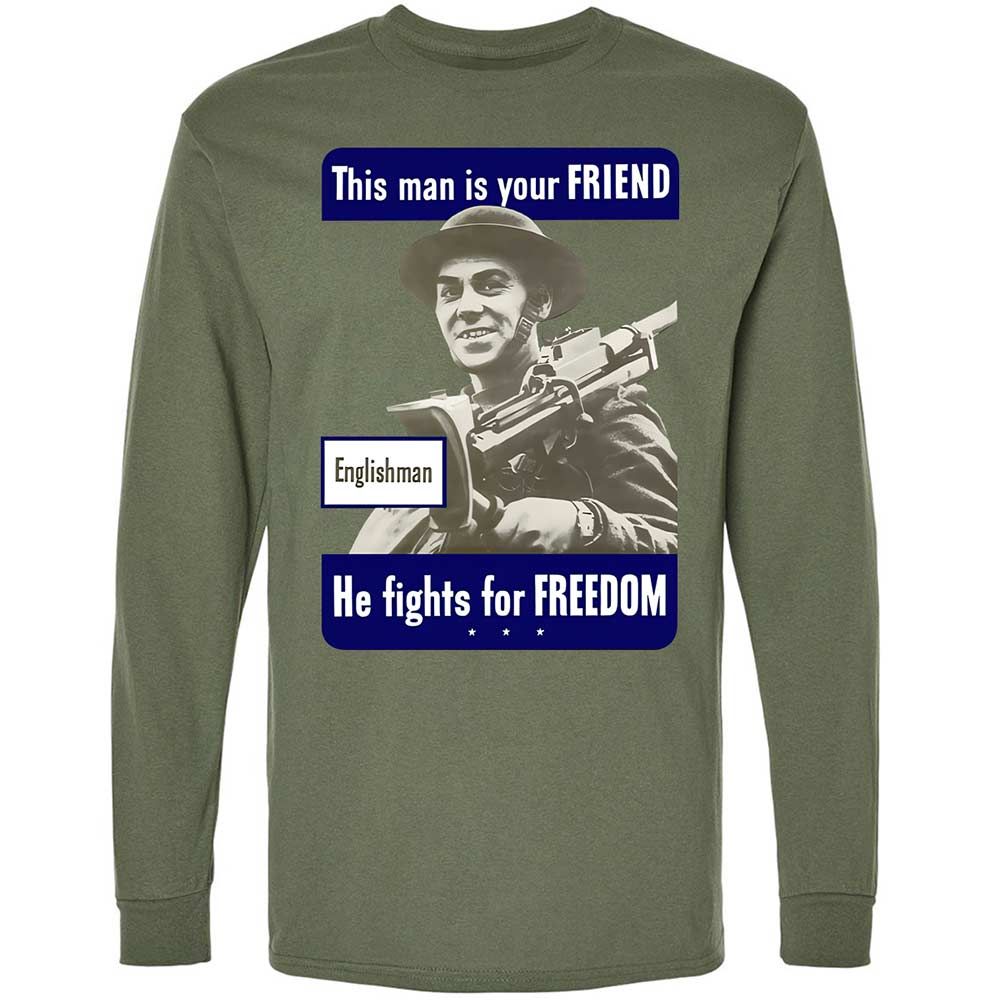 This man is your Friend - Military Green - 9