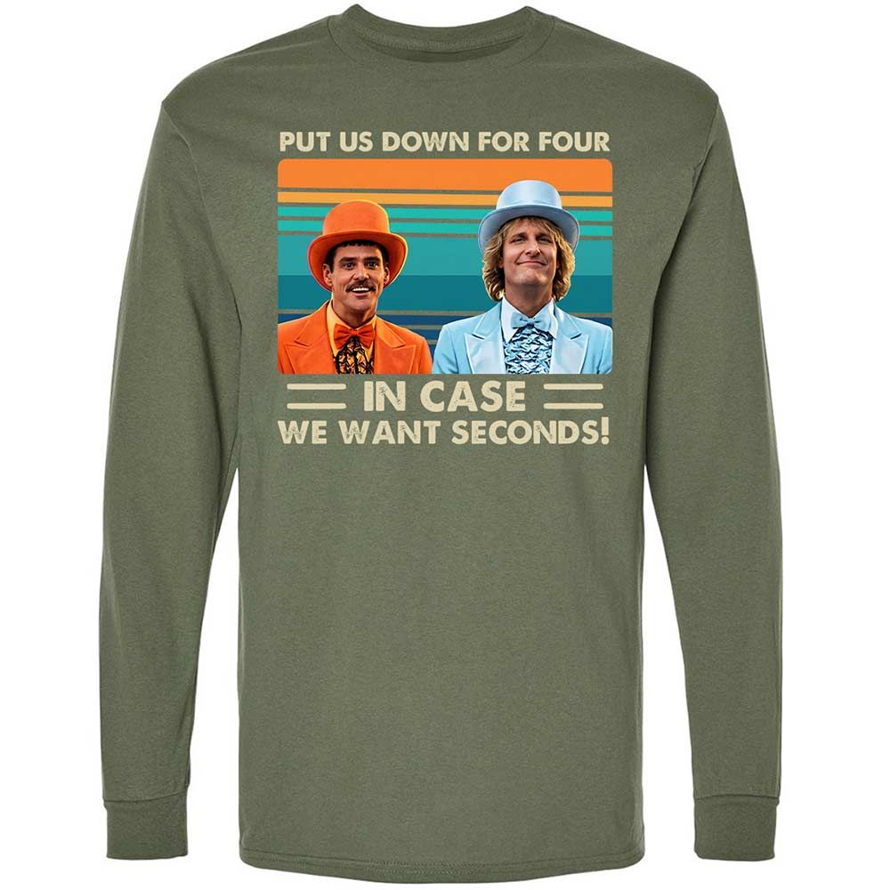 Long Sleeve T-Shirt - 96N24RCD - Military Green - 9