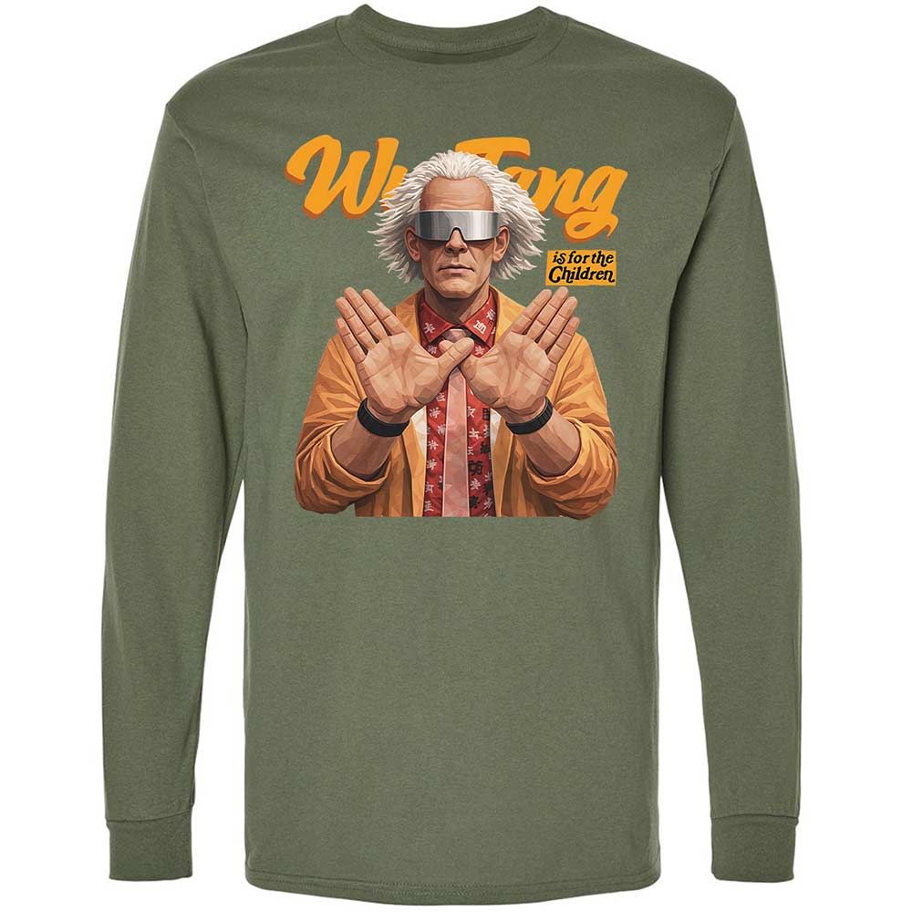 Long Sleeve T-Shirt - Black - Military Green - 9