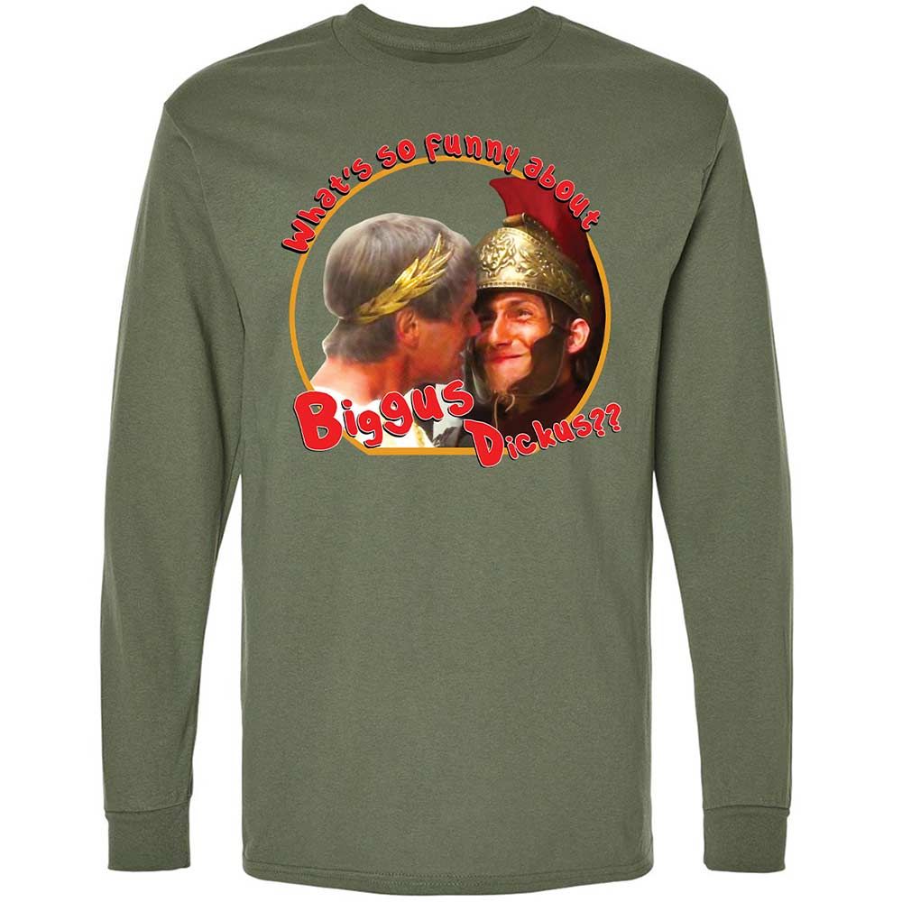 Long Sleeve T-Shirt - KDB7RB9R - Military Green - 9