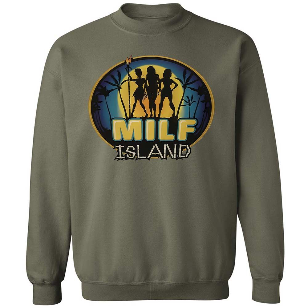 Classic Unisex Sweatshirt - 4X512RX8 - Military Green - 9