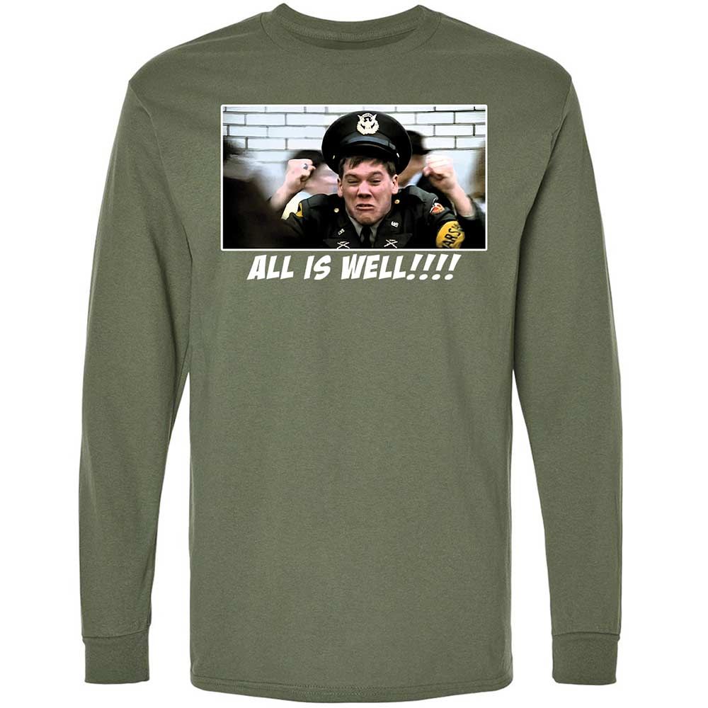 Long Sleeve T-Shirt - 78JN4PUK - Military Green - 9