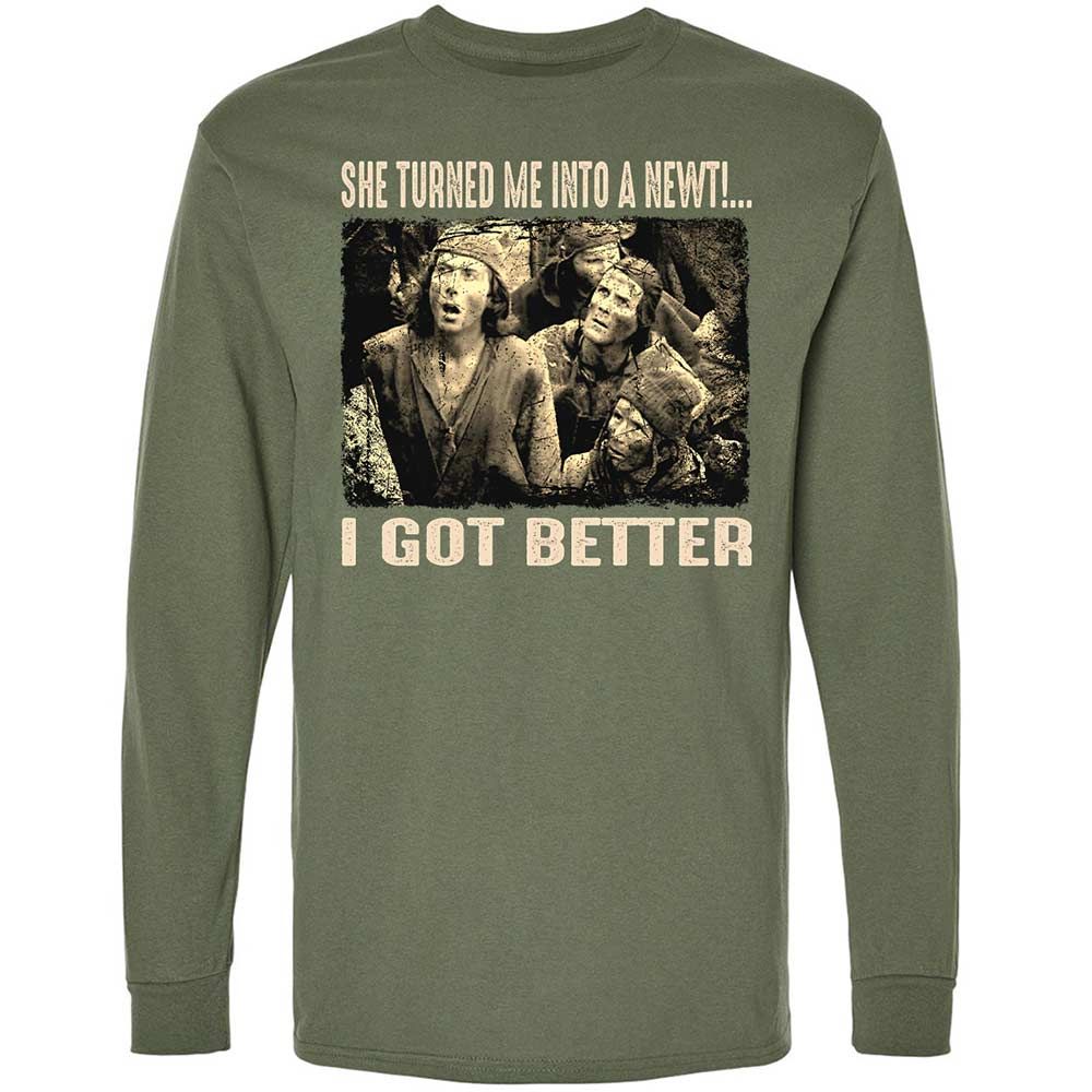 Long Sleeve T-Shirt - DRZXWCXN - Military Green - 9