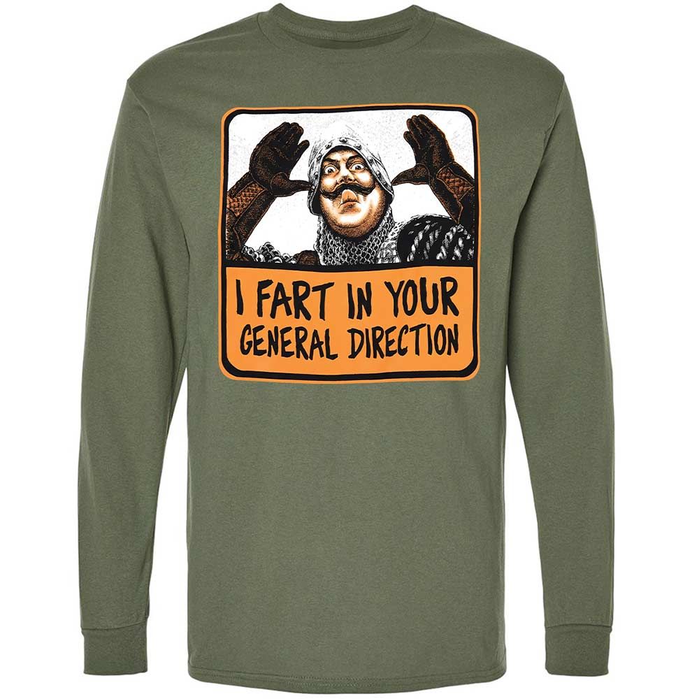 Long Sleeve T-Shirt - 82XCWHND - Military Green - 9