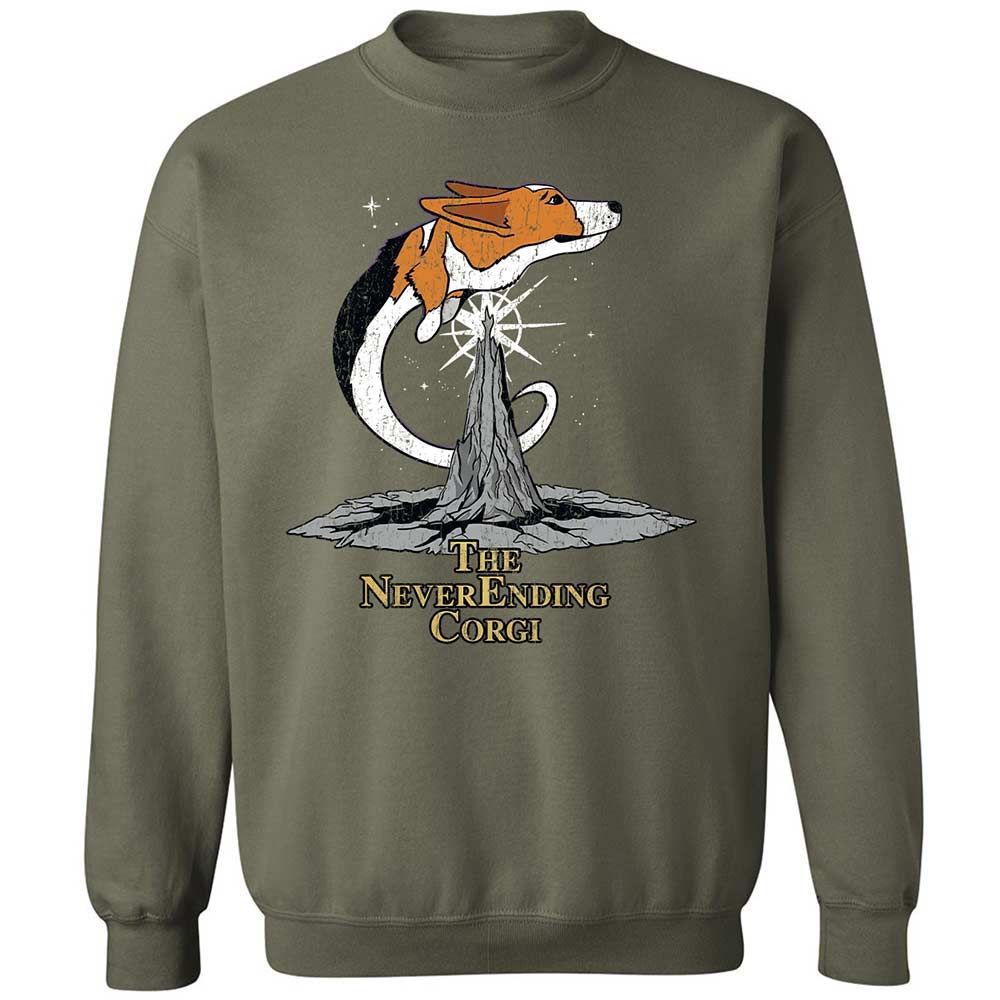 The NeverEnding Corgi - Military Green - 9