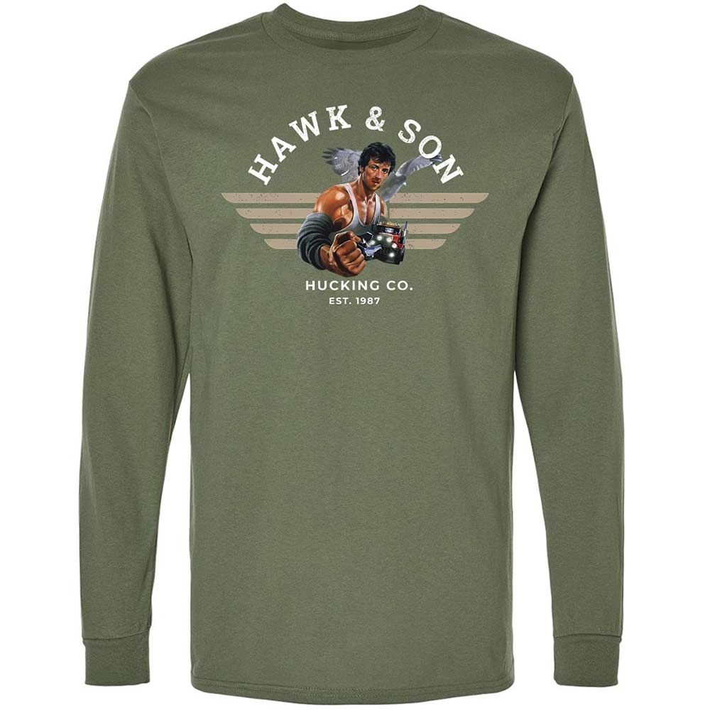 Long Sleeve T-Shirt - 9PAUMB7S - Military Green - 9